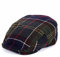 BARBOUR MHA0558-TN11 GALLINGALE Tartan Flat Cap Baskische Herren Schottisch (Größe 7 - M), Tartan Green Brown, 56
