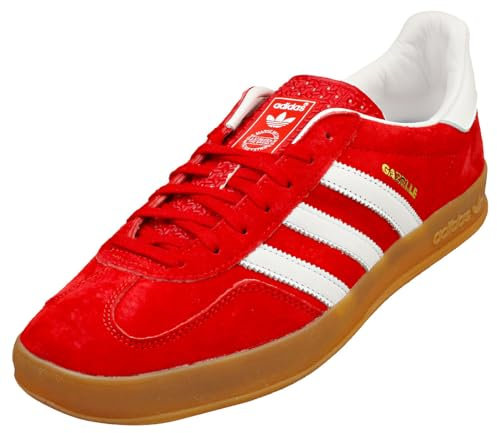 Sneakers Gazelle Indoor H06261 Unisex Rosso Scarlatto/Bianco