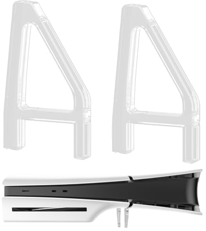 Tedious Horizontaler Ständer für PS5 SLI | 2/3 Stück Spielekonsolen-Basis, vertikaler Ständerhalter | Wärmeableitung, einf Halterung, Spielekonsolen-Zubehör für Playstation 5 Slim