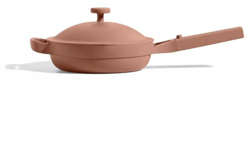 Our Place Mini Always Pan 2.0-22cm (1.1L) Nonstick, Toxin-Free Ceramic Cookware | Patented 10-in-1 Aluminum Frying & Sauté Pan | Safe for Oven, Induction & All Cooktops up to 232°C