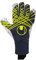 uhlsport Fußball Torwarthandschuhe Prediction Supergrip+ HN, 10, Marine/weiß/Fluo gelb