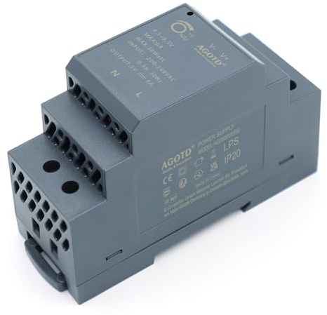 AGOTD Trasformatore DIN Rail Power Supply 30W - 5V 6A per applicazioni industriali
