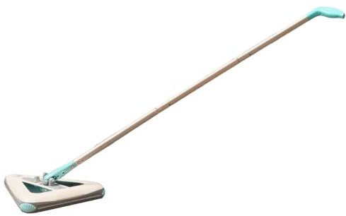 MYBO TV - ZIPPI Sweeper - Lightweight Cordless Electric Broom with Integrated LED Light - 360° Swivel Head and Triangular - Rotating Brushes - Bagless - Battery Life 120 Minutes - Rechargeable