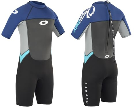 Osprey Origin Mens 3/2mm Shorty Summer Wetsuit - Surf, Kayak, Bodyboard