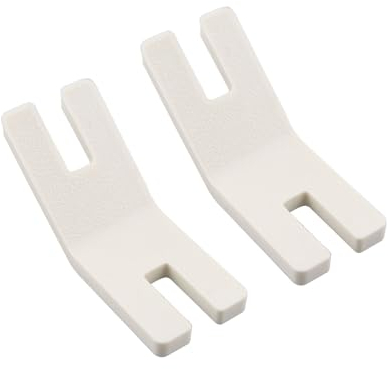 Jopto 2 Stück Sperrige Nahthilfe Nähmaschine Nähfuß Werkzeug Kunststoff Gerad Stich Fuß für Stickerei Nähmaschine Kompatibel mit Brother, Singer, Janome