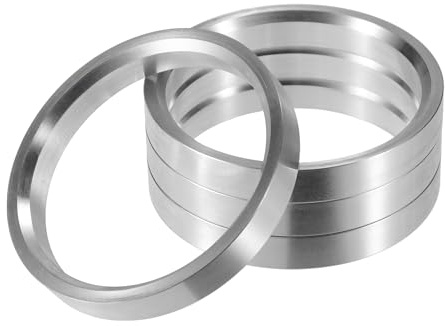 QUARKZMAN 4 Piezas Anillos Centradores de Aleación de Aluminio de 75 mm de Diámetro Exterior a 67.1 mm de Diámetro Interior para Cubos de Rueda de Automóvil