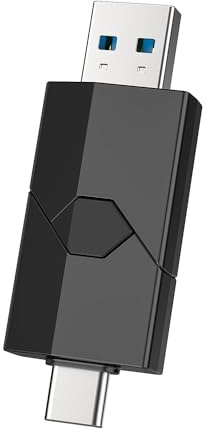 Vansuny USB Stick 128GB 3.0 USB C Stick 128 gb 3.0 USB 3.0 Stick USB C + USB A Teleskop Flash Drive OTG Speicherstick für Handy Galaxy S24 Smartphone Tablet Auto Laptop