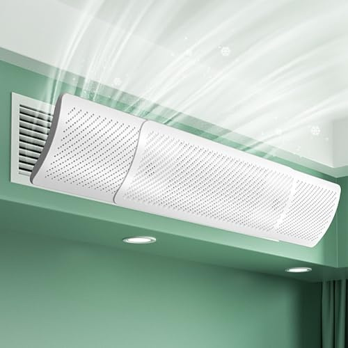 Air Conditioner Deflector, Retractable Air Conditioner Air Deflector, Adjustable AC Vent Deflector, Anti-Wind Baffles, Anti Direct Blowing Windshield Wind Guide(Carbon filter-S)
