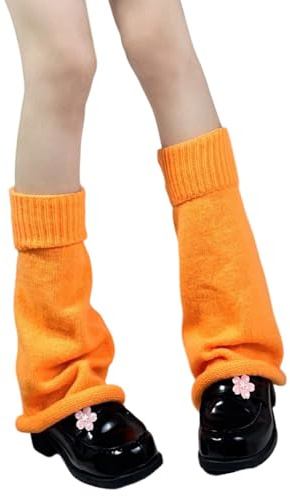 Beimus elastisk akryl benvärmare utsvängd design vinter utomhusaktivitet unisex bekväma termiska skydd kallt väder mode varmare vardagskläder, D, en storlek