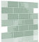 Neukids 10 pezzi 30×13cm adesivi paraschizzi cucina verde salvia, piastrelle adesive cucina, piastrelle adesive bagno, distaccabile