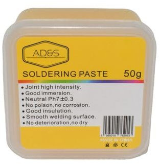 AD&S Pâte à souder 50 g, flux de soudure électrique, graisse de soudure sans nettoyage, outil de réparation professionnel pour téléphone SMD, PCB, BGA PGA (sans plomb)