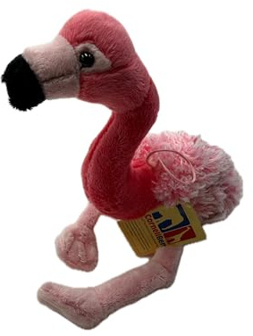 Cornelißen Kuscheltier Flamingo Phoenicopteridae Rosaflamingo mit Band H 28 cm 1017019