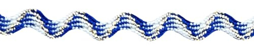 Vague D'amour - Bracelet Bleu/Blanc/Argent