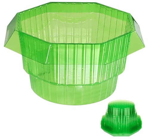 24 pezzi di collare per lumache, anello di protezione per lumache, anelli per lumache da giardino, anelli di protezione per lumache in plastica, collare di protezione per lumache, anello di protezione