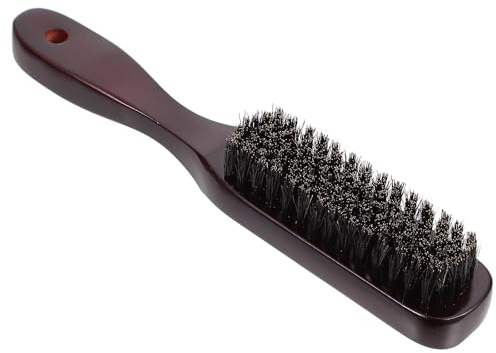 Sewroro Bartbürste mit Holzgriff Gesichtsreinigungsbürste Weiche Borsten Salon und Reisebürste für Männer Langlebig und Leicht zu Reinigen