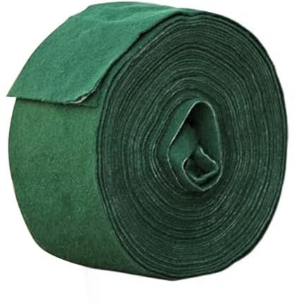 FACAIIO Tiras protectoras para tronco de árbol, 15 m x 12 cm, vendaje de fibra verde para protección de árboles frutales, arbustos y plantas nuevas