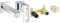 Grohe Eurocube 2-Loch-Waschtischbatterie (171 mm, Ausladung) 19895000 + Grohe Einhand Unterputz-Universal-Einbaukörper für 2-Loch Waschtischbatterien, 23200000