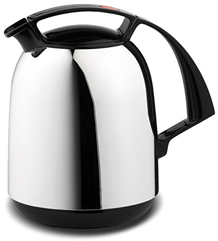 Rotpunkt Premium Kaffeekanne I Isolierkanne 1L Made in Germany I Kaffeekanne Thermo hält bis zu 24std heiß I 800 - silvermoon high glossy