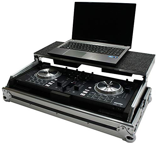 Harmony Audio HCMIXTRACKPRO3LT Flight Laptop Stand DJ Case Compatible with Numark Mixtrack Pro 3