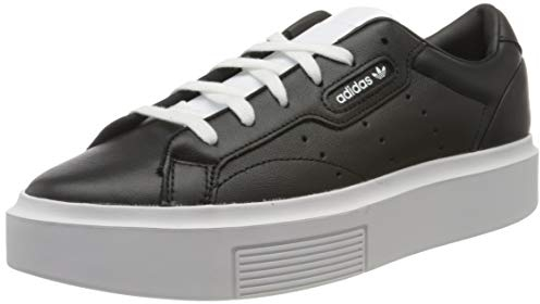 Adidas Damen Sleek Super W Sneaker, Schwarz (Black Ee4519), 41 1/3 EU