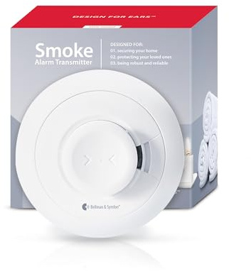 Bellman & Symfon Smoke and Fire Alarm Transmitter – Visit Smart Home System Component - Deaf and Hard of Hearing – Emergency Alert Fire Detector for Seniors and Assisted Living Safety