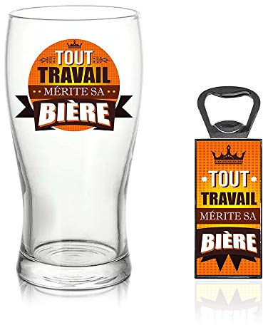 STC Coffret Verre À BIÈRE Travail