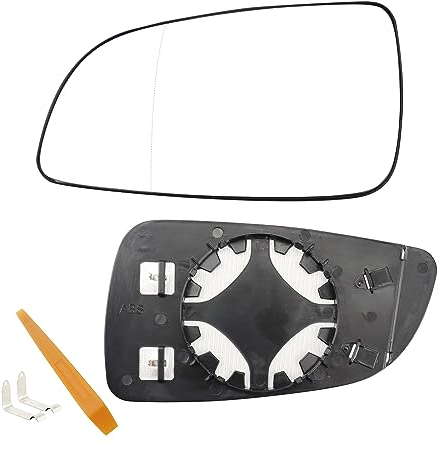 Cristal de espejo reemplazar para O-pel Astra H 2004-2008 Calentable Retrovisor exterior ajustable adecuado lente de marcha atrás espejo de cristal de marcha atrás (Lzquierda)