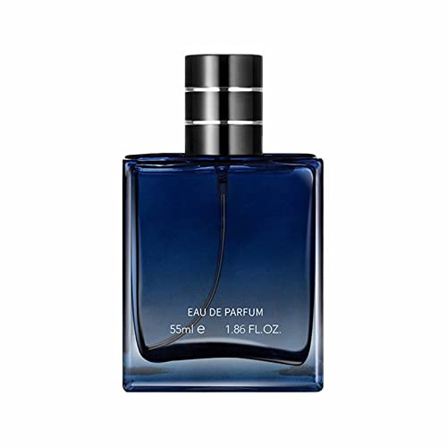 Parfüm für Herren Eau de Cologne 55ml Herrenduft Gentleman Herrenparfüm Spray Dauerhafter Duft (Blau)