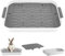 Petit Animal Toilette, Boîte Litière Pour Lapin et Petits Animaux, Pot d'Entraînement Pour Cochons d'Inde/Furets (Gris)