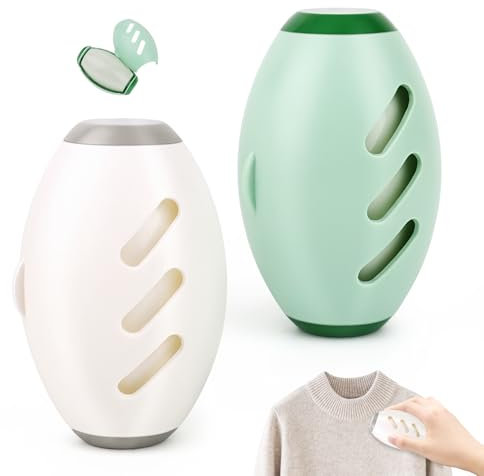 QOUBNIC Rouleau Anti-Peluches Réutilisable et Lavable - 2 Pièces Portable Lint Roller for Pet Hair - Home Travel