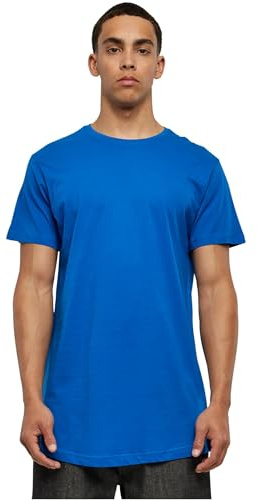 Urban Classics Herren Shaped Long Tee T-Shirt, Blau (brightblue), 2XL