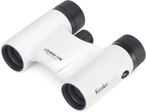 Kenko Classi-Air 021385 - Prismáticos (8 x 21 DH, diseño Ligero, Plegable y Compacto, Revestimiento Multicapa), Color Blanco