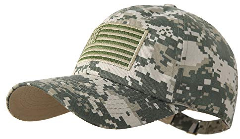 IIN American Flag Baseball Cap for Men Women Low Profile USA Army Tactical Operator Military Plain Dad Hat