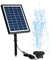 Solar-Brunnen,Solar-Vogelbad-Brunnenpumpe, Solar-Wasserbrunnen, S10V 7 W Solar-Brunnen-Pumpe für Vogelbad-Garten-Miniatur-Split-Brunnen-Freibad-Vogelhäuschen
