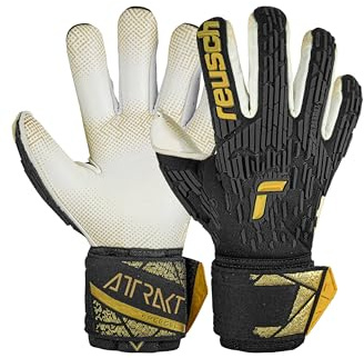 Reusch Attrakt Freegel Gold X GluePrint Finger Support Guanti da portiere per adulti con Evolution Negative Cut e protezione dita