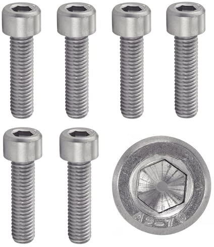 Viti INOX M3x5 mm a testa cilindrica BTR Ø 3x5 mm | Vite M3 x 5mm CHC a 6 scanalature (chiave a brugola) | Acciaio inossidabile A2-70 (V2A/304) | ISO 4762 / DIN 912 : CONFEZIONE DA 100 Pz - ProRaje