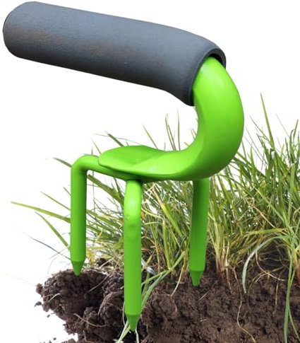 Outil à main de la griffe de jardin, fourche de jardin pour desserrer le sol | Cultivateur à main en acier lourd,Handle de poignée ergonomique Graw Claw Rust résistant aux mauvaises herbes pour le sol