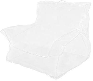 Saco A para Peluches - Almacén de Juguetes Claro | Funda Impermeable Grande rellenable para puf | para Dormitorio, Sala de Juegos, habitación de los niños, Sala de Estar, casa, guardería