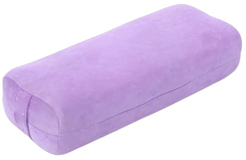 UPALDHOU Meditationskudde, Kudde Stödjande Bekväm Golvkudde Rektangulär Svamp Lätt Att Bära Handtag Tvättbart överdrag (Purpur)