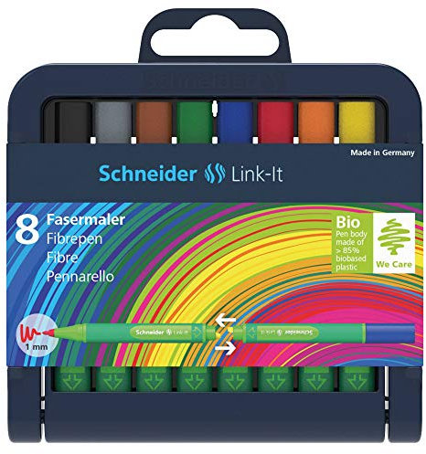SCHNEIDER Novus Faserschreiber Linkit 1, 0mm, 8er Box