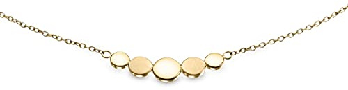 Boccia Damen Halskette in der Farbe Gold poliert matt, antiallergen, 47cm, 08031-02