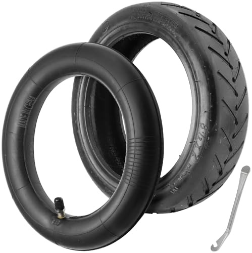 Xisair 8,5 Pulgadas Ruedas y Cámara de Aire Compatible con Xiaomi 4Lite/M365/Pro2/1S/MI3/Essential Scooter Eléctrico, 8 1/2 x2 Rueda y Neumático, Resistente al Desgaste Antideslizante Antideslizante