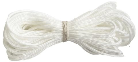 Extra starke Schnur zum Aufhängen von Bildern (20 m x 2 mm), 30 kg Kapazität, strapazierfähig, geflochtenes Seil, perfekt zum Aufhängen von Bildern, Spiegeln, Gemälden, Dekorationen und