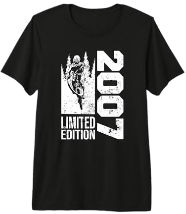 MTB Mountainbike Nacido en 2007 Cumpleaños BTT-Bicicleta Camiseta Premium