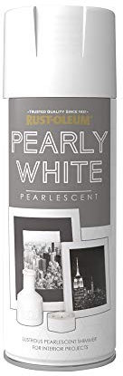 Rust-Oleum 400ml Pearlescent Metallic Spray Paint - Pearly White