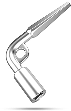 Vierkantschlüssel 1 Stück | stabil | hochwertig verzinkt | Bauschlüssel für Schaltkasten, Stromkasten, WC, Sicherungskasten, Tür - Schlüssel zum Öffnen von Bautür/Neubau, 8mm