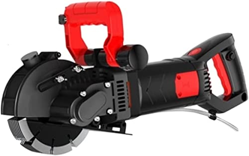 SPUZZO Máquina cortadora de ranuras de pared Máquina cortadora de ranuras de ranura de pared eléctrica Máquina ranuradora de pared Máquina cortadora de hormigón de acero 5.5KW + 6.0KW (Color : Set2)