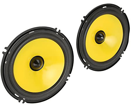 6 Inch 600W 4 Ohm Car Audio Coaxial Speakers - 2pcs Door Speakers with Treble Bass Stereo for Vehicle Truck