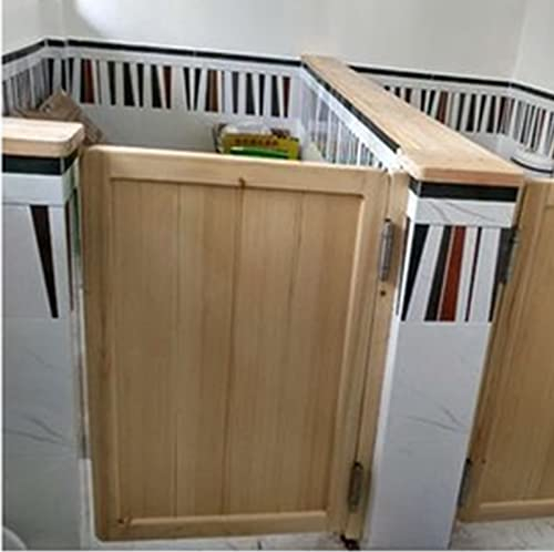 Miuxe Puerta De Oscilación Puertas De Salón Puertas De Interior De Madera Maciza para Cafetería Incluye Bisagras Medias Puertas para Portales Cocina Tienda Entrada Partición Pub, Pintado Acabado