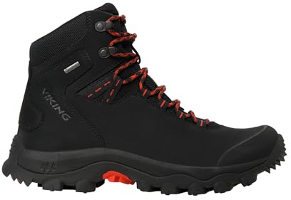 Viking Unisex Villrein Mid GTX, Black/Red, 40